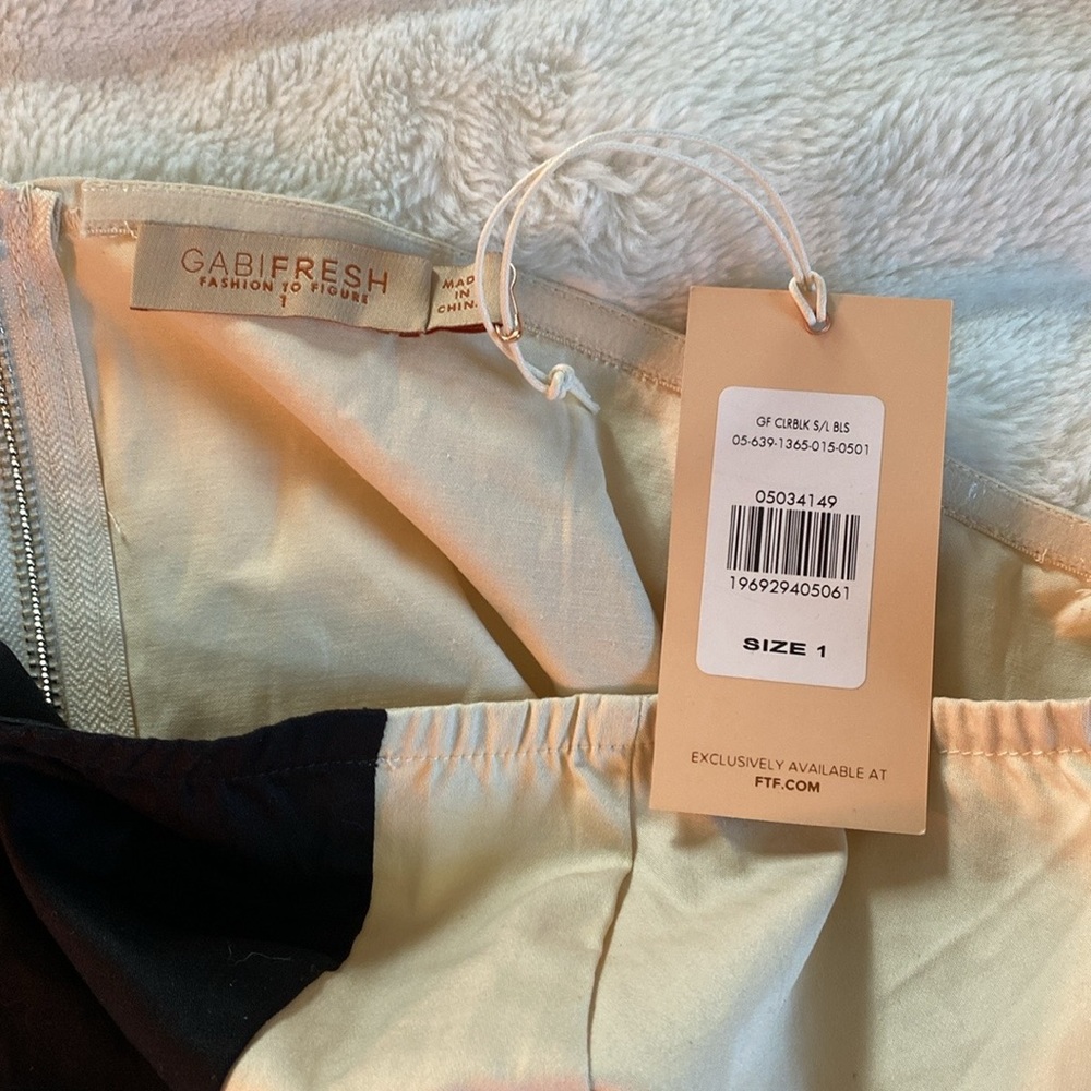 Two tone crop top